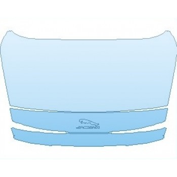 PAINT PROTECTION KIT - 2021 JAGUAR F-TYPE R-DYNAMIC CONVERTIBLE REAR DECK LID - PRECUT PPF CLEAR BRA WRAP