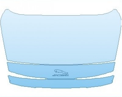 PAINT PROTECTION KIT - 2021 JAGUAR F-TYPE FIRST EDITION CONVERTIBLE REAR DECK LID - PRECUT PPF CLEAR BRA WRAP