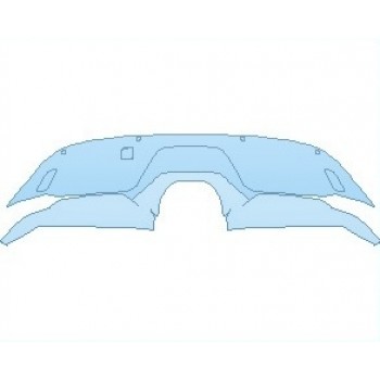 PAINT PROTECTION KIT - 2021 JAGUAR F-TYPE FIRST EDITION CONVERTIBLE REAR DIFFUSER WITH SENSORS - PRECUT PPF CLEAR BRA WRAP