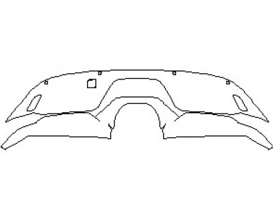 2021 JAGUAR F-TYPE FIRST EDITION CONVERTIBLE REAR DIFFUSER WITH SENSORS