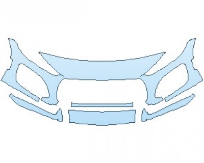 PAINT PROTECTION KIT - 2021 JAGUAR F-TYPE FIRST EDITION CONVERTIBLE BUMPER - PRECUT PPF CLEAR BRA WRAP