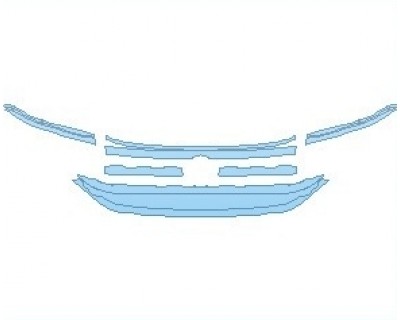 PAINT PROTECTION KIT - 2025 VOLKSWAGEN ATLAS SEL GRILLE - PRECUT PPF CLEAR BRA WRAP