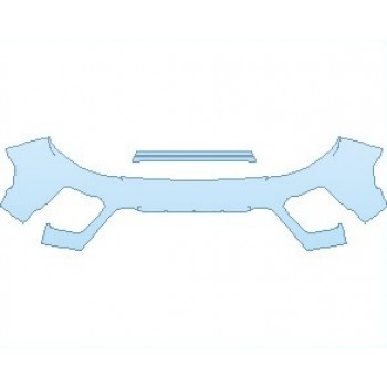 PAINT PROTECTION KIT - 2025 KIA SOUL EX BUMPER - PRECUT PPF CLEAR BRA WRAP