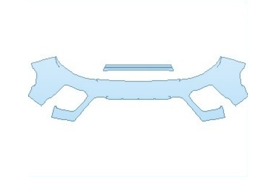 PAINT PROTECTION KIT - 2027 KIA SOUL EX BUMPER - PRECUT PPF CLEAR BRA WRAP