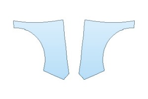 2027 KIA SOUL LX FULL FENDERS (NO WRAPPED EDGES)