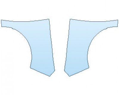 PAINT PROTECTION KIT - 2025 KIA SOUL EX FULL FENDERS (NO WRAPPED EDGES) - PRECUT PPF CLEAR BRA WRAP