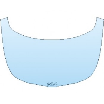 PAINT PROTECTION KIT - 2025 KIA SOUL EX FULL HOOD (NO WRAPPED EDGES) - PRECUT PPF CLEAR BRA WRAP