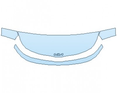 PAINT PROTECTION KIT - 2025 KIA SOUL EX HOOD (WRAPPED EDGES) - PRECUT PPF CLEAR BRA WRAP
