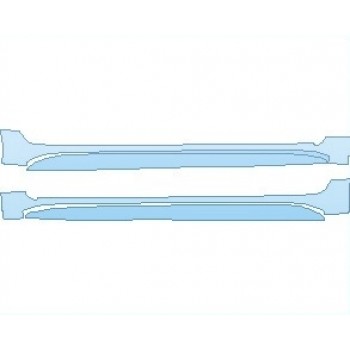 PAINT PROTECTION KIT - 2022 TOYOTA COROLLA SE SEDAN ROCKER PANELS - PRECUT PPF CLEAR BRA WRAP