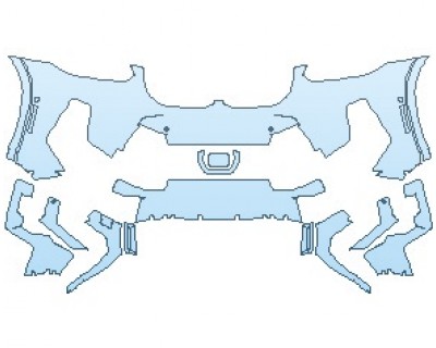 2023 BMW X4 M BUMPER WITH SENSORS