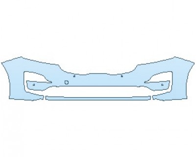 PAINT PROTECTION KIT - 2022 KIA SEDONA L BUMPER WITH SENSORS - PRECUT PPF CLEAR BRA WRAP