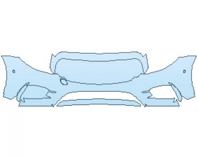 2020 MERCEDES E CLASS AMG E 53 CABRIOLET BUMPER WITH SENSORS