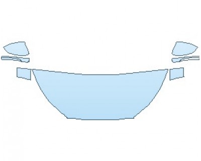 Precut PPF Kit – Clear Bra Paint Protection Film PAINT PROTECTION KIT - 2021 HYUNDAI TUCSON SE HOOD (NO WRAPPED EDGES) - PRECUT PPF CLEAR BRA WRAP