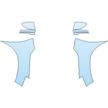 Precut PPF Kit – Clear Bra Paint Protection Film PAINT PROTECTION KIT - 2021 HYUNDAI TUCSON SEL FULL FENDERS (NO WRAPPED EDGES) - PRECUT PPF CLEAR BRA WRAP