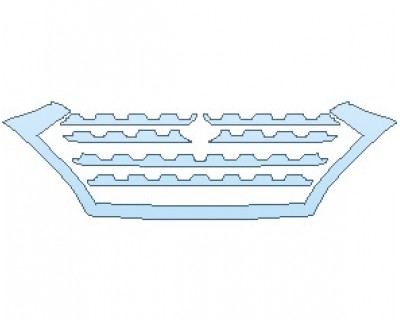 Precut PPF Kit – Clear Bra Paint Protection Film PAINT PROTECTION KIT - 2021 HYUNDAI TUCSON SE GRILLE - PRECUT PPF CLEAR BRA WRAP