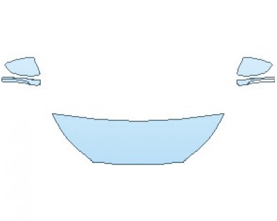 Precut PPF Kit – Clear Bra Paint Protection Film PAINT PROTECTION KIT - 2021 HYUNDAI TUCSON SE HOOD 18 INCH (NO WRAPPED EDGES) - PRECUT PPF CLEAR BRA WRAP