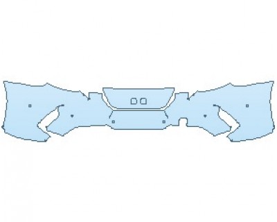 2023 BMW M8 COMPETITION COUPE REAR BUMPER WITH SENSORS