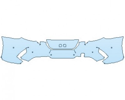 2023 BMW M8 COMPETITION COUPE REAR BUMPER WITH SENSORS