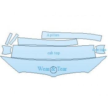 PAINT PROTECTION KIT - 2023 BMW M8 COMPETITION COUPE COMMON WEAR AREA KIT - PRECUT PPF CLEAR BRA WRAP