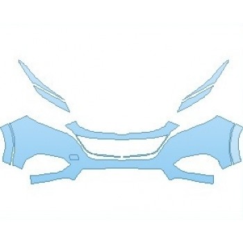 PAINT PROTECTION KIT - 2022 HONDA HR-V SPORT BUMPER - PRECUT PPF CLEAR BRA WRAP