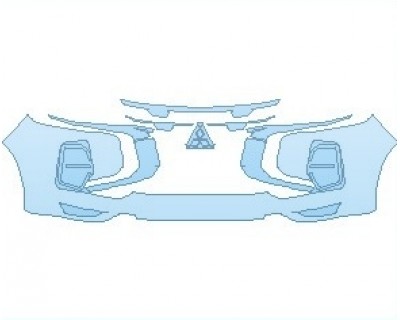 PAINT PROTECTION KIT - 2024 MITSUBISHI OUTLANDER SPORT SE BUMPER - PRECUT PPF CLEAR BRA WRAP