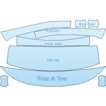 PAINT PROTECTION KIT - 2024 MITSUBISHI OUTLANDER SPORT SE COMMON WEAR AREA KIT - PRECUT PPF CLEAR BRA WRAP
