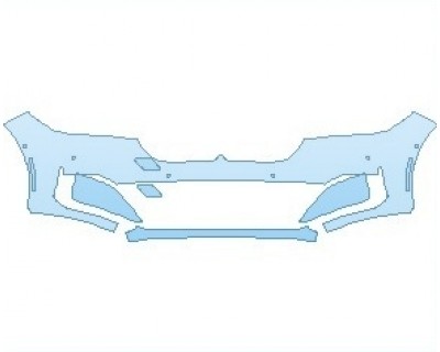 PAINT PROTECTION KIT - 2025 BMW 7 SERIES BASE BUMPER WITH SENSORS - PRECUT PPF CLEAR BRA WRAP