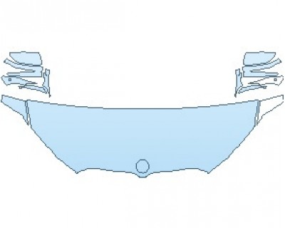 PAINT PROTECTION KIT - 2025 BMW 7 SERIES BASE HOOD (NO WRAPPED EDGES) - PRECUT PPF CLEAR BRA WRAP