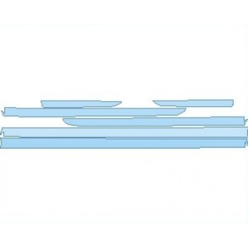 PAINT PROTECTION KIT - 2022 BMW 7 SERIES BASE LOWER DOOR TRIM - PRECUT PPF CLEAR BRA WRAP