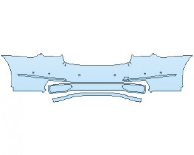 2023 BMW 7 SERIES BASE REAR BUMPER WITH SENSORS