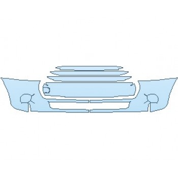 PAINT PROTECTION KIT - 2020 MINI CONVERTIBLE COOPER BUMPER - INVISIBLEMASK - 3M PAINT PROTECTION