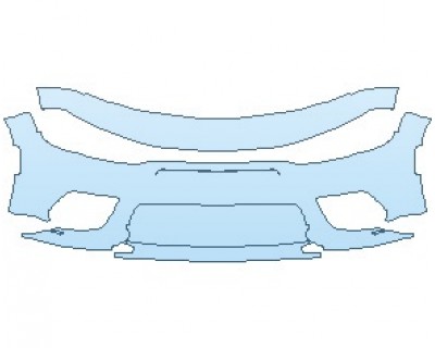 PAINT PROTECTION KIT - 2020 DODGE CHARGER SCAT PACK WIDEBODY BUMPER KIT - INVISIBLEMASK - 3M PAINT PROTECTION