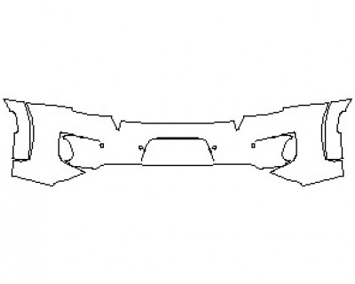2020 DODGE CHARGER SCAT PACK WIDEBODY REAR BUMPER KIT WITH SENSORS
