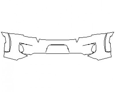 2023 DODGE CHARGER SCAT PACK WIDEBODY REAR BUMPER