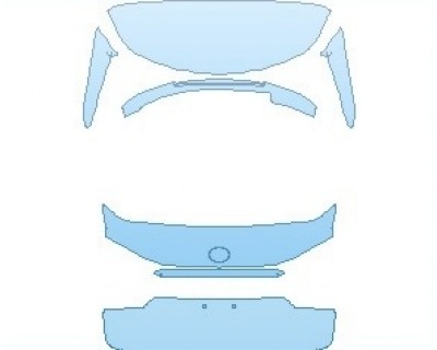 PAINT PROTECTION KIT - 2022 LEXUS RX 450HL REAR HATCH - PRECUT PPF CLEAR BRA WRAP