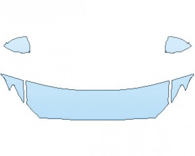 2023 VOLVO S60 POLESTAR ENGINEERED WITH EXTERIOR STYLING KIT HOOD 18 INCH (WRAPPED EDGES)