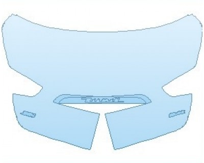 PAINT PROTECTION KIT - 2025 MASERATI GHIBLI S REAR DECK LID WITH SQ4 & GHIBLI EMBLEM - PRECUT PPF CLEAR BRA WRAP