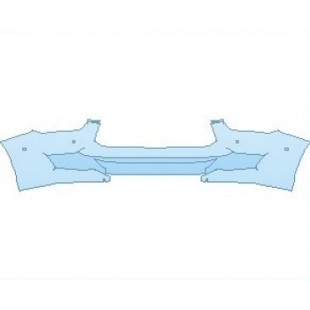 PAINT PROTECTION KIT - 2024 MASERATI GHIBLI BASE BUMPER WITH SENSORS - PRECUT PPF CLEAR BRA WRAP