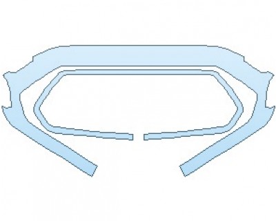 PAINT PROTECTION KIT - 2024 TOYOTA TACOMA SR5 DOUBLE CAB GRILLE - PRECUT PPF CLEAR BRA WRAP
