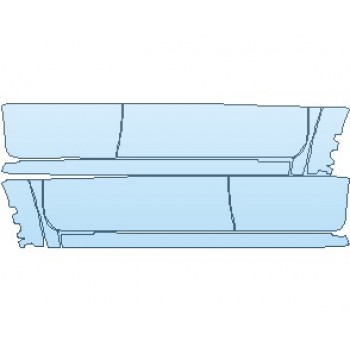PAINT PROTECTION KIT - 2024 TOYOTA TACOMA LIMITED ROCKER PANELS ACCESS CAB - PRECUT PPF CLEAR BRA WRAP