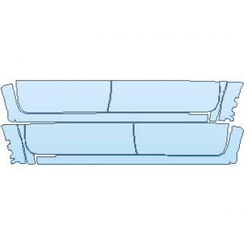 PAINT PROTECTION KIT - 2021 TOYOTA TACOMA SR5 DOUBLE CAB ROCKER PANELS DOUBLE CAB - PRECUT PPF CLEAR BRA WRAP