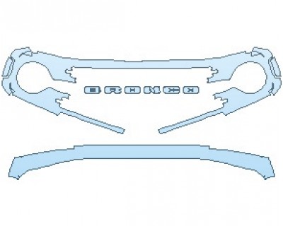 2022 FORD BRONCO BADLANDS 2 DOOR BUMPER AND GRILLE