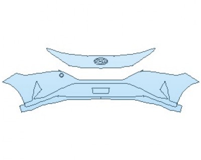 2023 HYUNDAI ELANTRA SE BUMPER WITH TOW HOLE