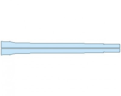 PAINT PROTECTION KIT - 2023 HYUNDAI ELANTRA SE ROCKER PANELS - PRECUT PPF CLEAR BRA WRAP