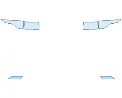 PAINT PROTECTION KIT - 2022 LAND ROVER DISCOVERY BASE S LIGHTS REAR - PRECUT PPF CLEAR BRA WRAP