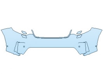 2022 LAND ROVER DISCOVERY BASE S BUMPER WITH WASHERS AND SENSORS