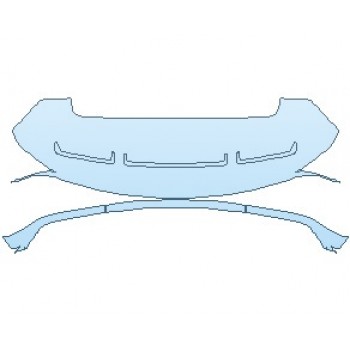 PAINT PROTECTION KIT - 2022 LAND ROVER DISCOVERY BASE S SPOILER - PRECUT PPF CLEAR BRA WRAP