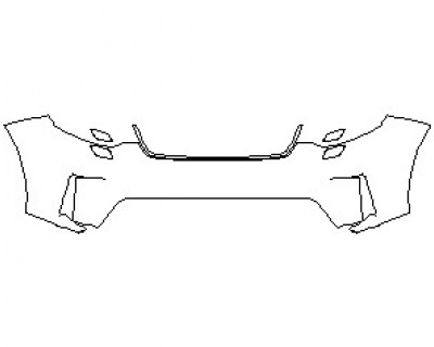 2021 LAND ROVER DISCOVERY BASE S BUMPER WITH WASHERS