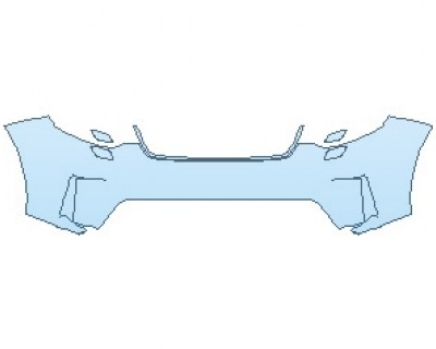 PAINT PROTECTION KIT - 2022 LAND ROVER DISCOVERY BASE S BUMPER WITH WASHERS - PRECUT PPF CLEAR BRA WRAP