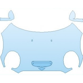 PAINT PROTECTION KIT - 2021 MINI HARDTOP ELECTRIC FULL HOOD (WRAPPED EDGES) - PRECUT PPF CLEAR BRA WRAP